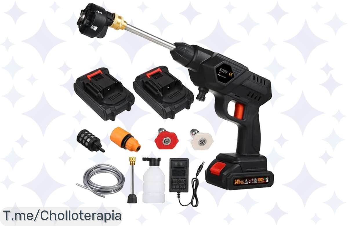 ¡Ahorra a lo grande con este limpiador portátil de 300W y 6 funciones!
