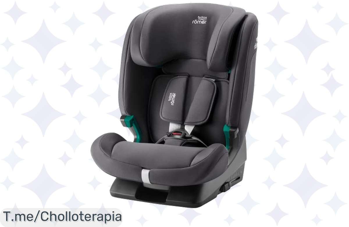 ¡Aprovecha el descuentazo en la silla Britax Römer EvolvaFix, máxima seguridad para los peques!