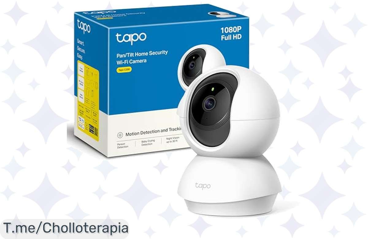 ¡Aprovecha el ofertón en Cámara TPLink TAPO C200 360° FHD antes de que vuele!