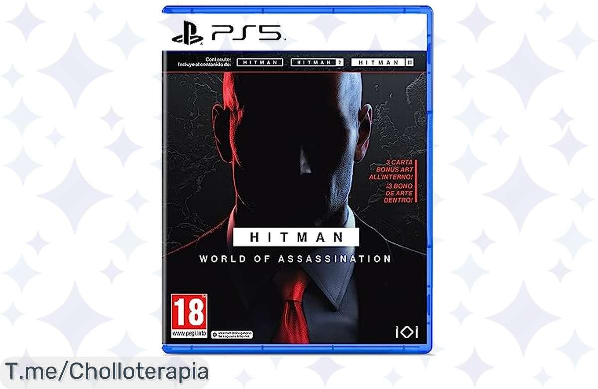 ¡Aprovecha esta oferta brutal en HITMAN World of Assassination para PS5! Vive la adrenalina de ser el agente 47.