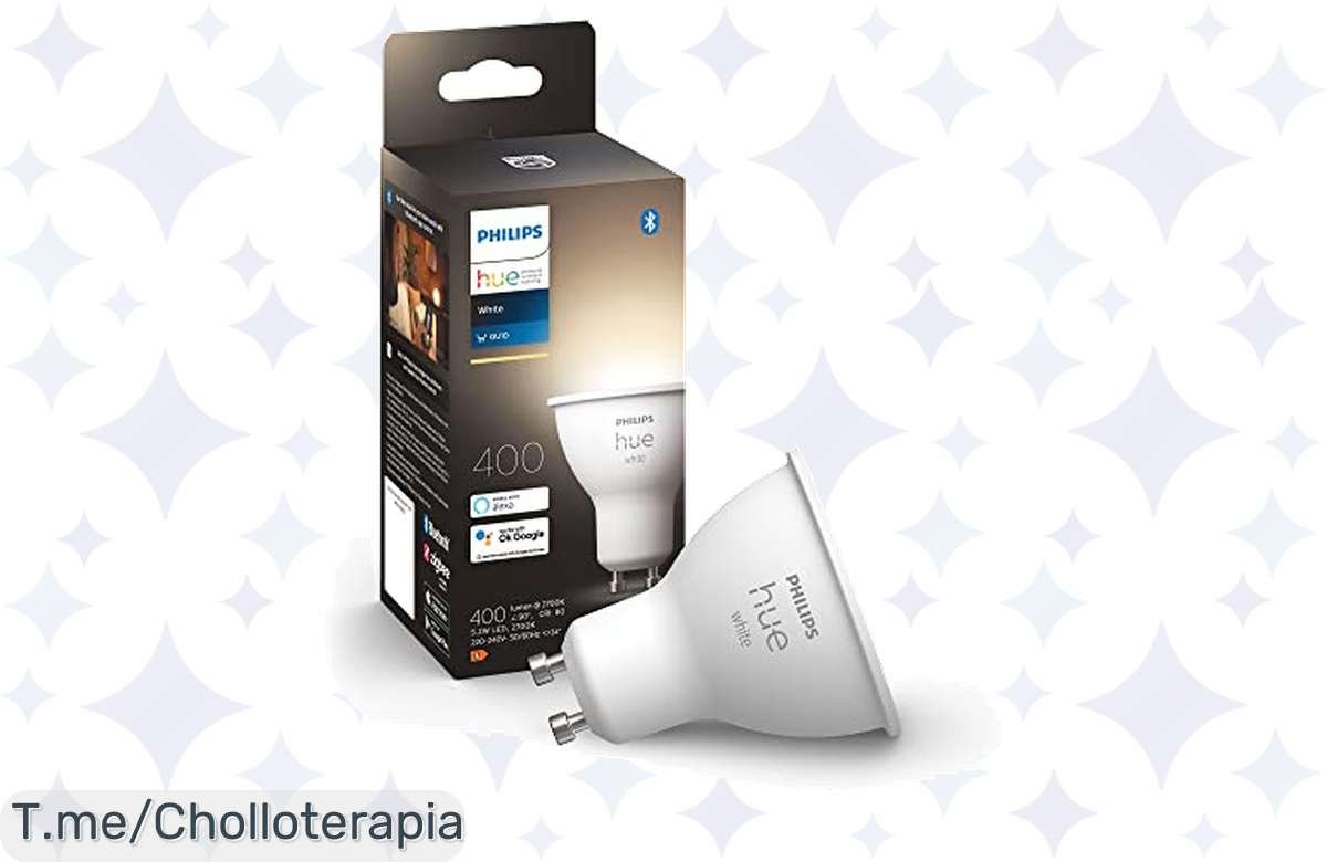 ¡Aprovecha ya: Bombilla Philips Hue smart y regulable a un precio que no creerás!