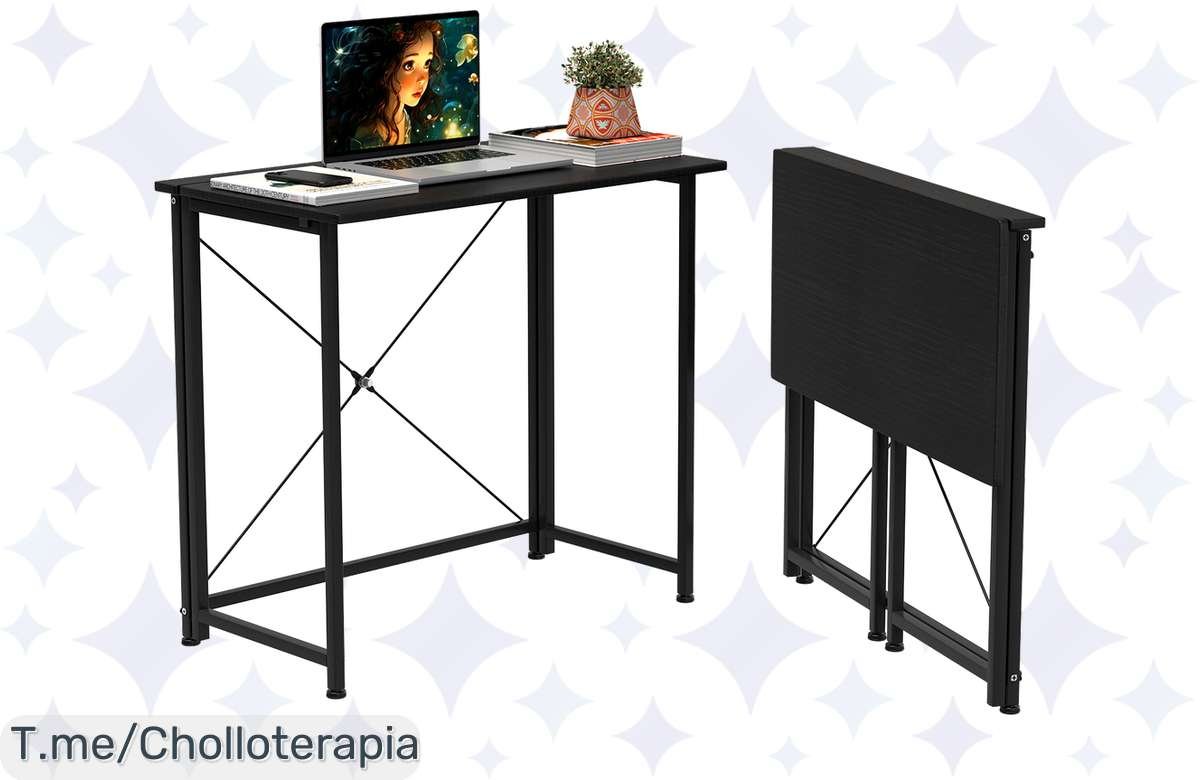 ¡Aprovecha ya! Escritorio plegable pequeño a precio de locura para tu hogar