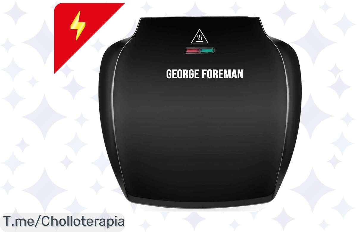 ¡Aprovecha ya! Parrilla George Foreman 1400 W, máxima potencia a precio de locura