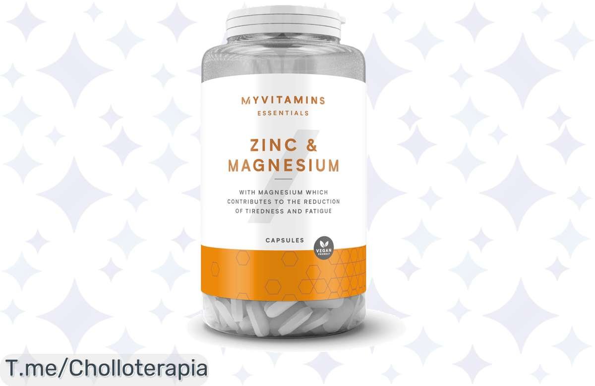 ¡Aprovecha ya, Zinc y Magnesio en cápsulas a precio de locura!