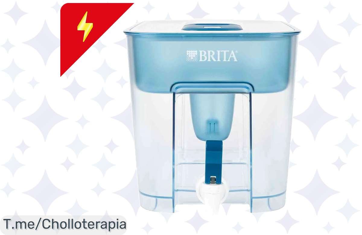 ¡Aprovecha ya el ofertón del Dispensador de Agua Filtrada Brita ® con grifo fácil!