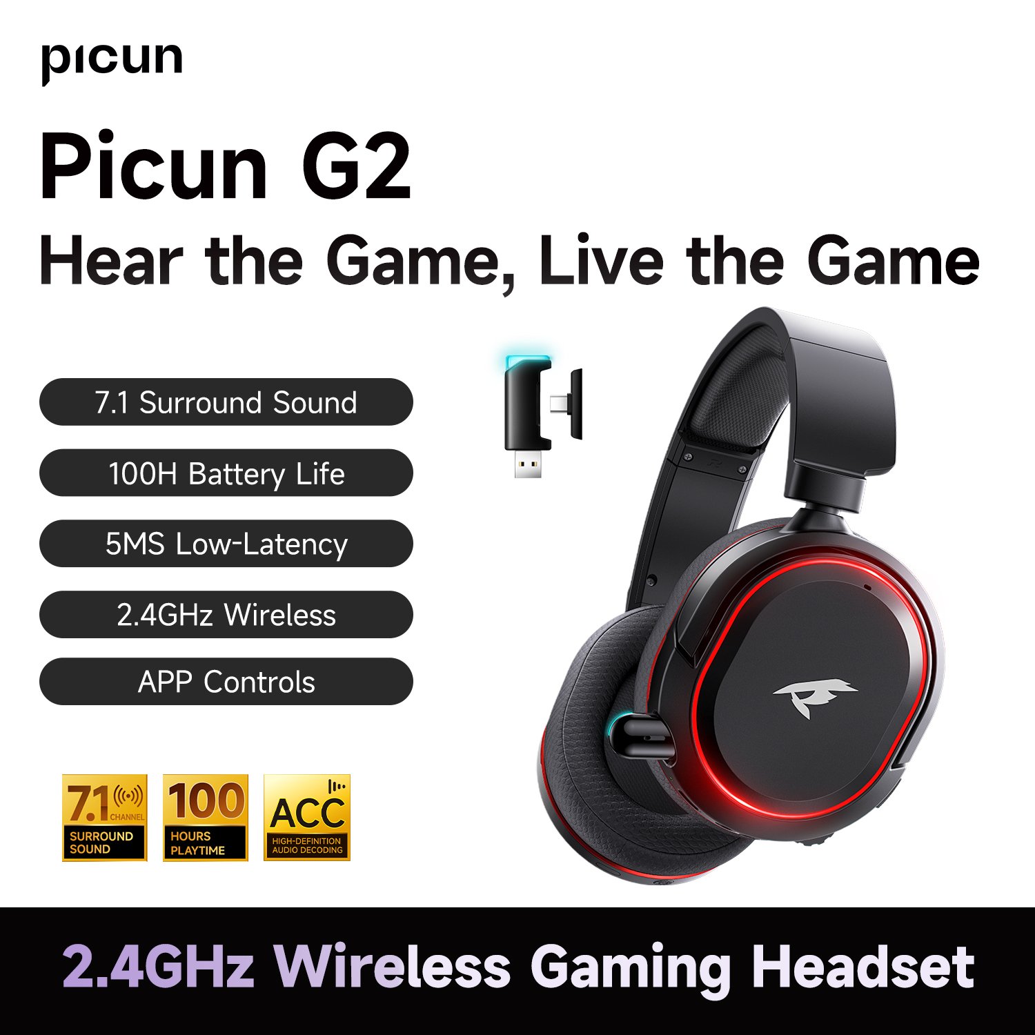 ¡Auriculares Picun G2 con 7.1 y descuento, únete al boom sonoro!