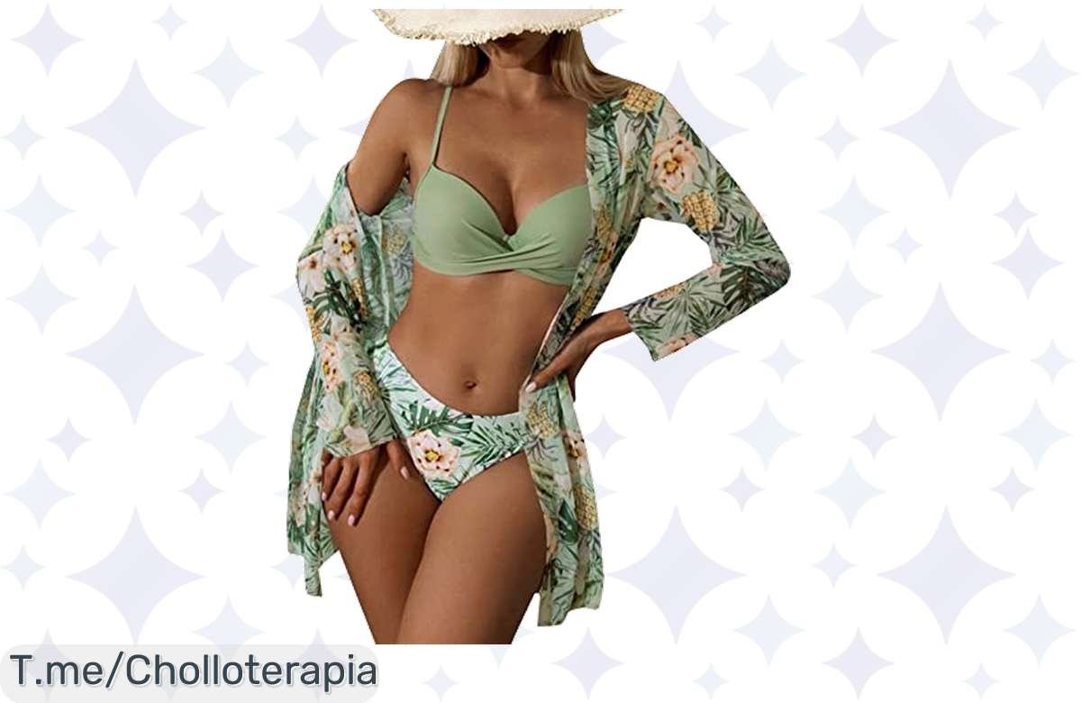 ¡Bikini sexy de talla grande con 50% de descuento! Redefine tu verano y deslumbra en la playa.