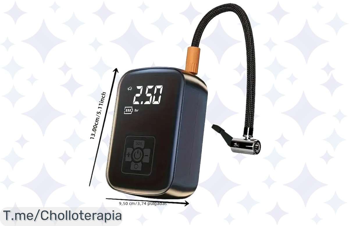 ¡Bomba de aire inalámbrica regalá! Infla tus neumáticos sin arruinarte