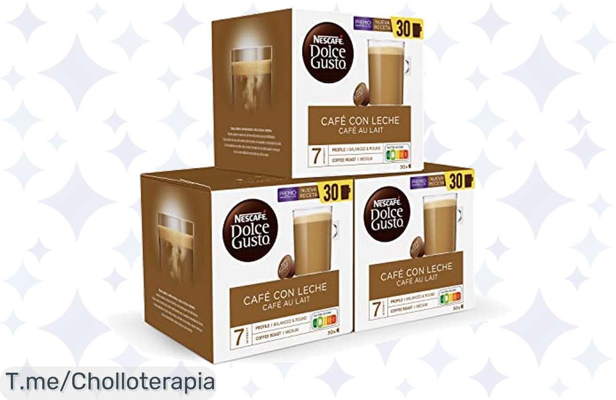 ¡Café con leche de lujo a precio de risa: llévate 90 cápsulas ya!