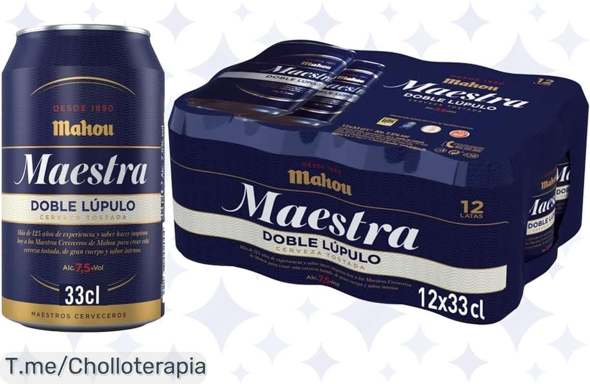 ¡Cerveza Maestra Doble Lúpulo: Saborazo a precio de risa!