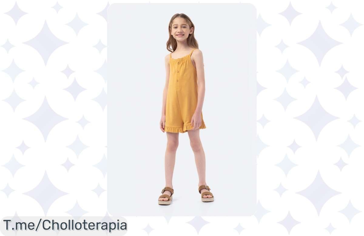 ¡Chollazo! Mono de tirantes con volantes a un precio que no creerás, ¡hazte con él ya!