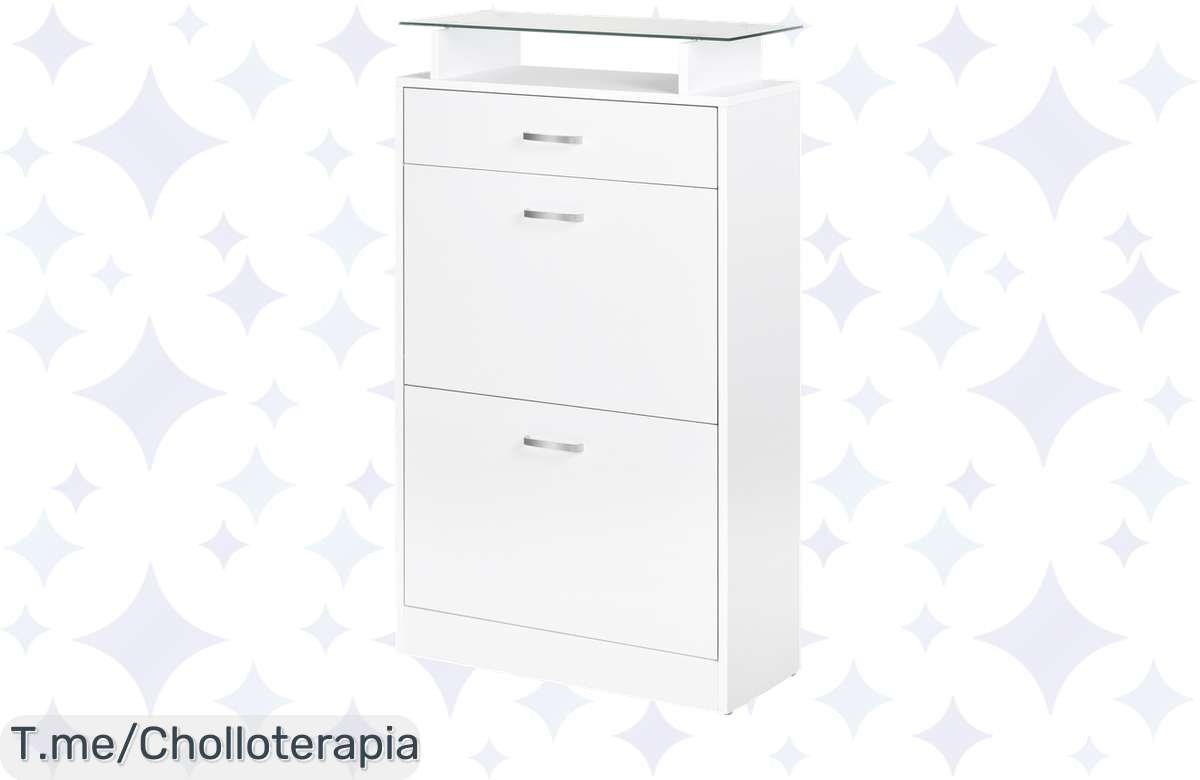 ¡Chollazo! Organizador de zapatos HOMCOM: 3 cajones, diseño premium y precio de risa, ¡corre que vuelan!