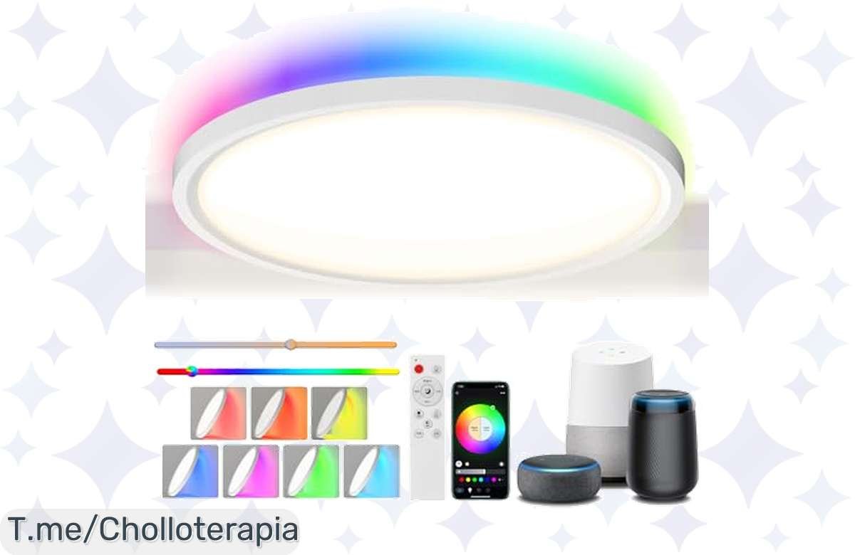 ¡Chollazo Wilktop Alexa LED: Luz inteligente RGB por cuatro duros!