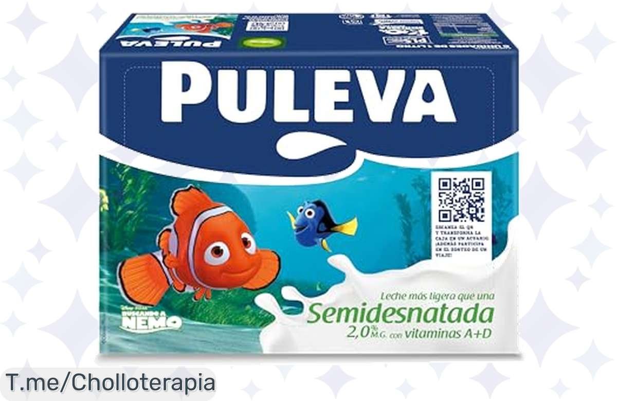 ¡Chollazo de leche Puleva Disney! Caja de 6 litros a precio de risa y fresquita siempre.