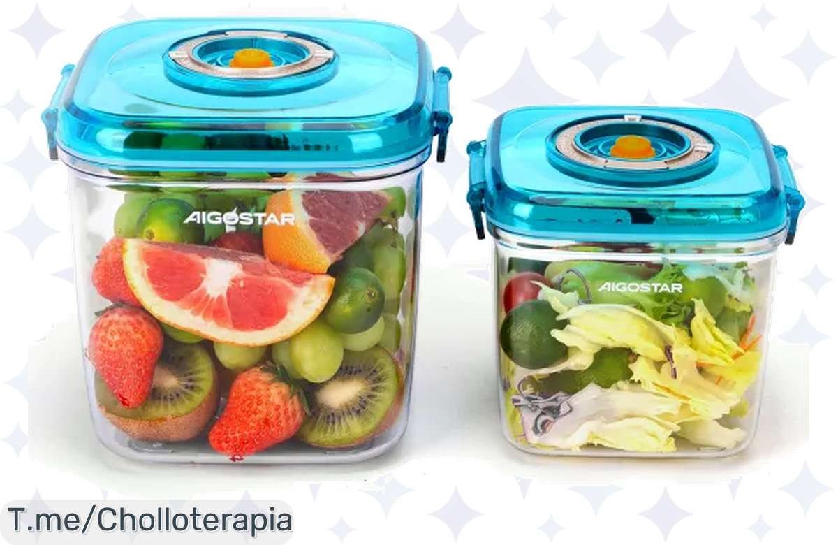 ¡Chollazo de locura! Aigostar Recipientes para Envasar al Vacío – ¡Mantén tu comida fresca por menos!