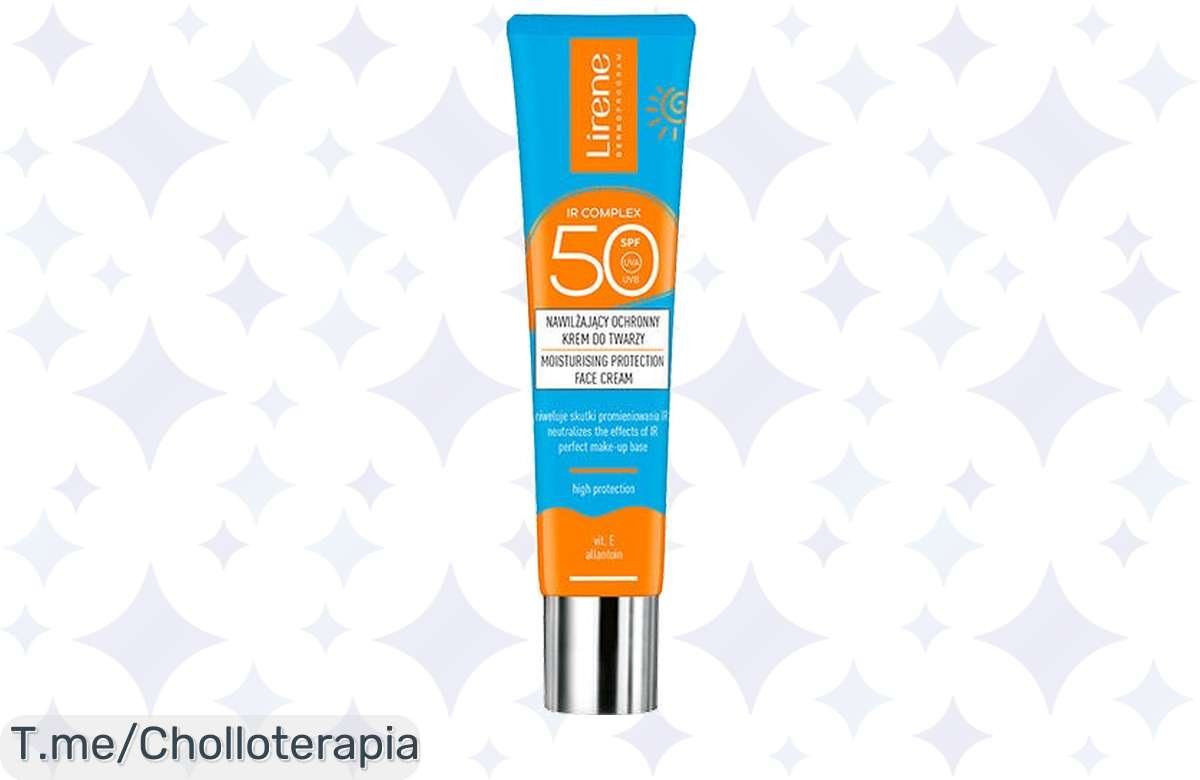 ¡Chollazo del día! Crema facial Lirene Spf 50, calidad top a precio de ganga