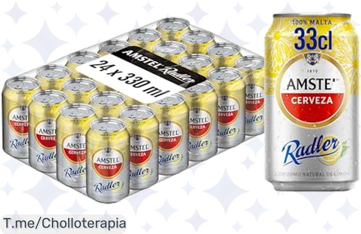 ¡Chollazo en Amstel Radler 24 x 330ml! Refresca tus días por menos!