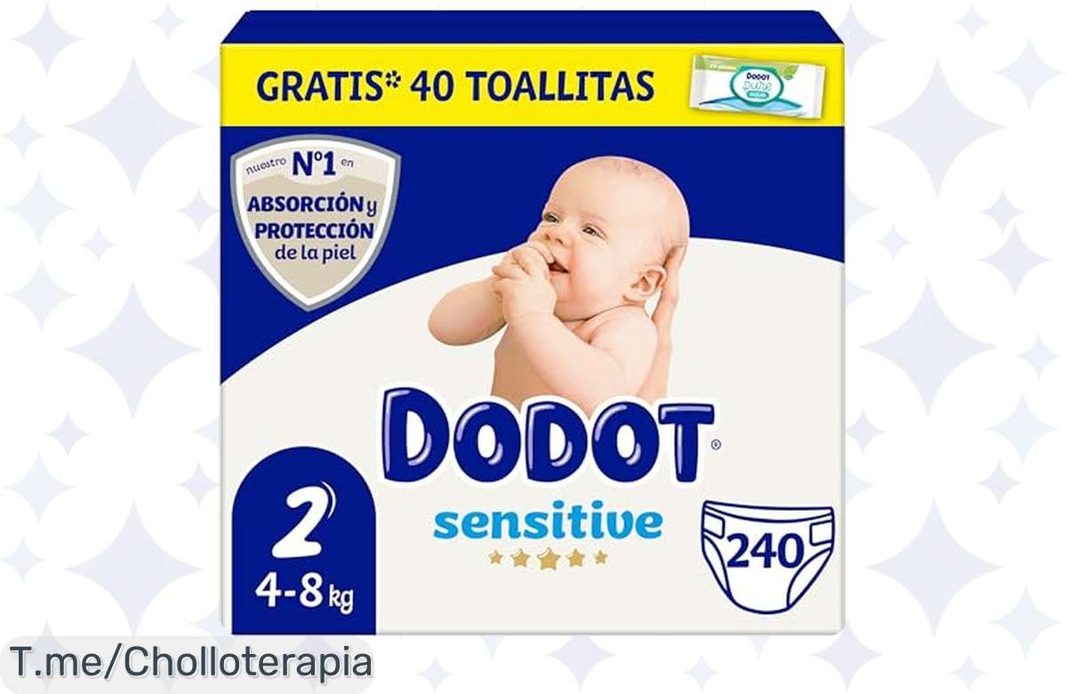 ¡Chollazo en pañales Dodot: suavidad y protección a precio imbatible!