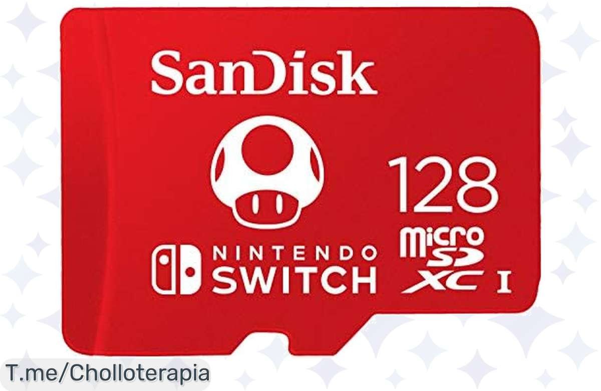¡Chollazo flash: SanDisk 128 GB para Switch a precio de ganga, vuela antes de que se acaben!