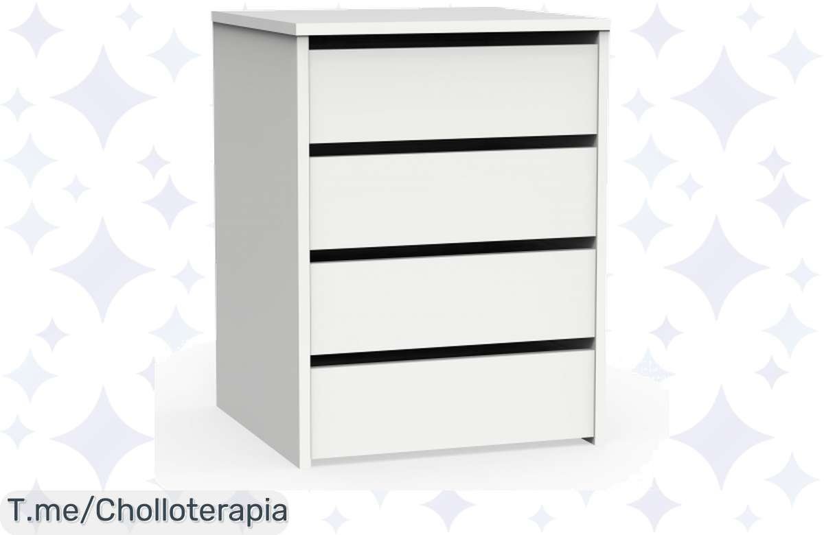 ¡Chollazo increíble: Cajonera de 4 Cajones Milán por tiempo limitado!