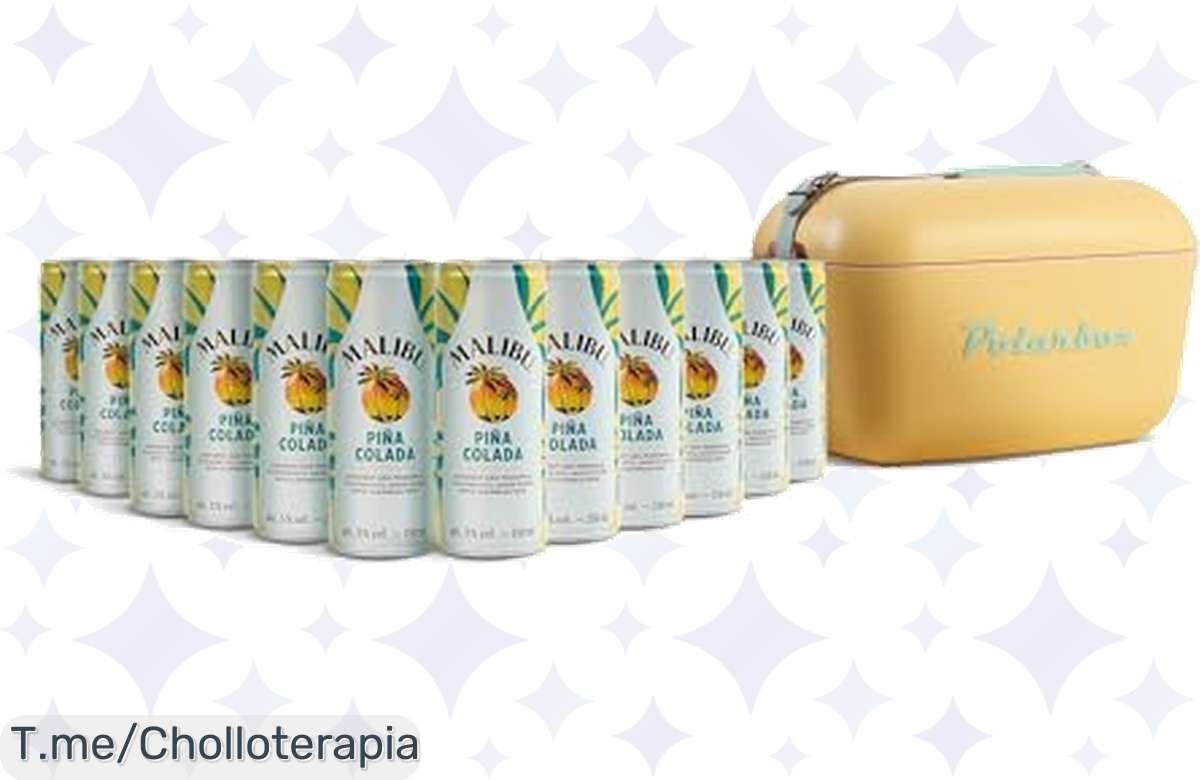 ¡Chollo veraniego! Tu Malibú Piña Colada con 12 cócteles y Polar Box gratis.