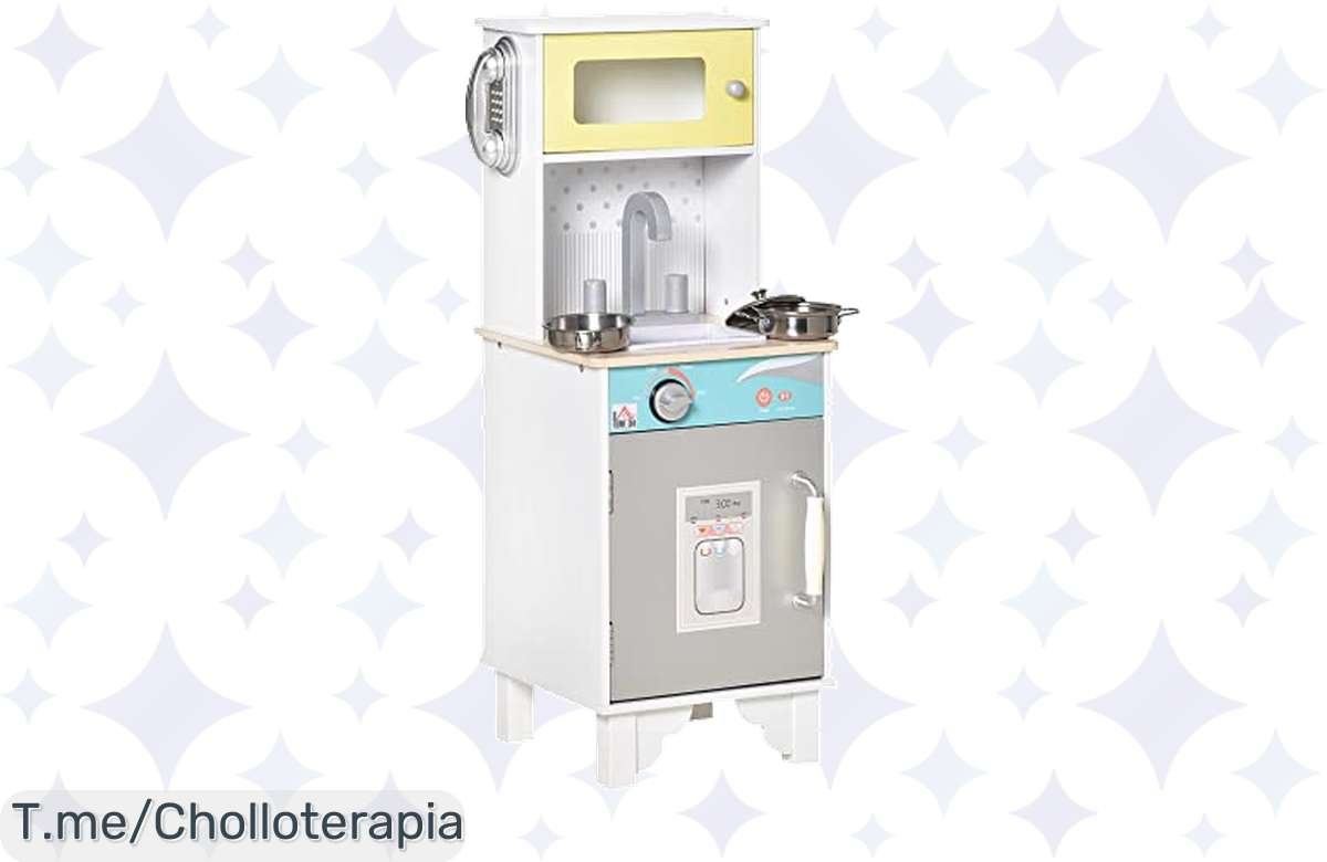 ¡Cocinita de madera para niños en oferta! Usa el cupón y ahorra más del 30%