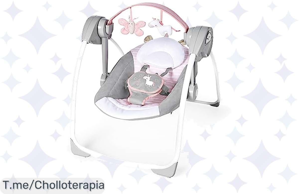 ¡Columpio unicornio con 6 velocidades y 12 melodías a precio de locura! ¡No lo dejes pasar!