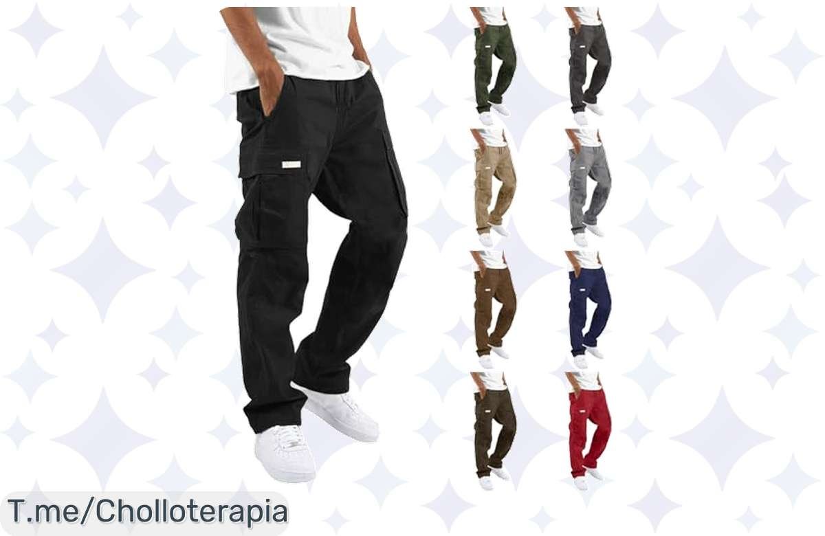 ¡Compra YA! Pantalón Cargo Hombre a Mitad de Precio – Estilo y Comodidad Garantizados