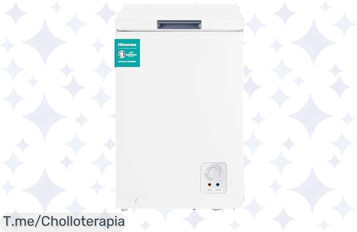 ¡Congelador Hisense a precio de locura: 95L de espacio y súper silencioso!