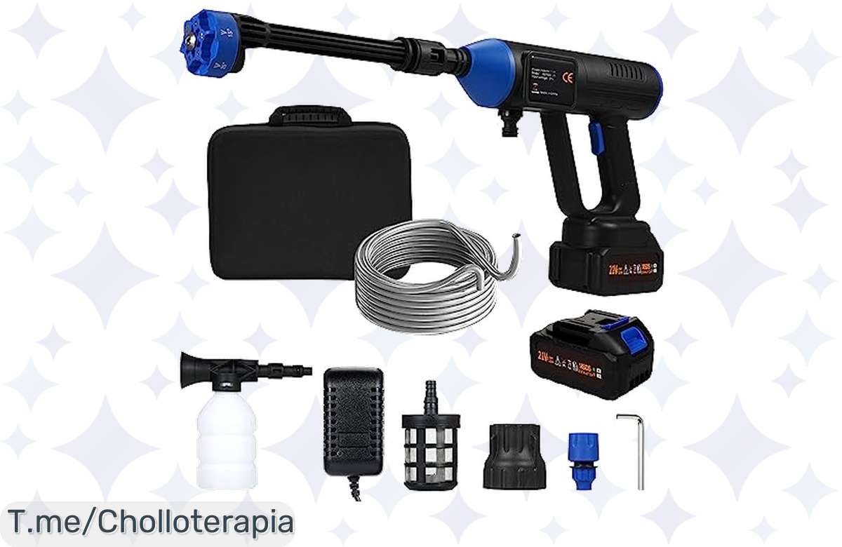 ¡Consigue tu lavadora a presión portátil con 30% de descuento ahora!