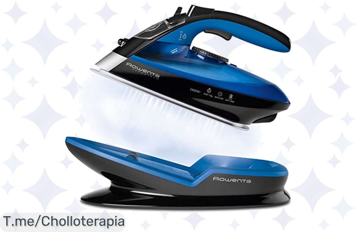 ¡Corre! La plancha Rowenta Freemove DE5010 sin cables y brutalmente potente a precio de chiste!