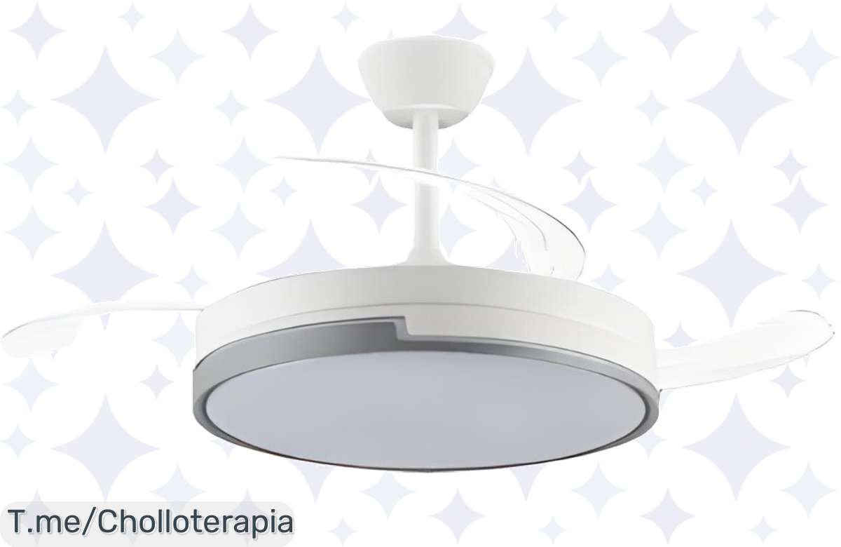 ¡Descubre el ofertón en ventiladores de techo DC Plumax! 45W LED y mando a precio de risa.