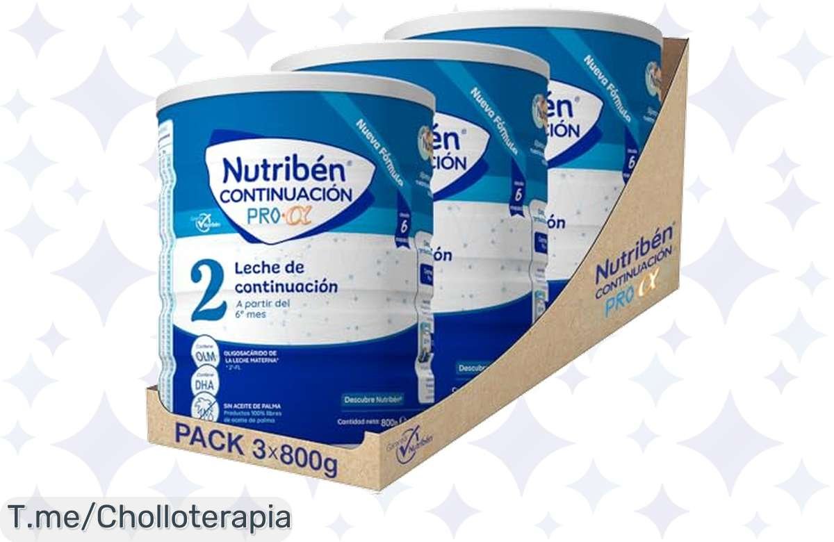 ¡Descuentazo Nutribén Pro Alfa 2! La mejor fórmula para tu bebé con súper precio y 29 tomas ¡Solo por tiempo limitado!