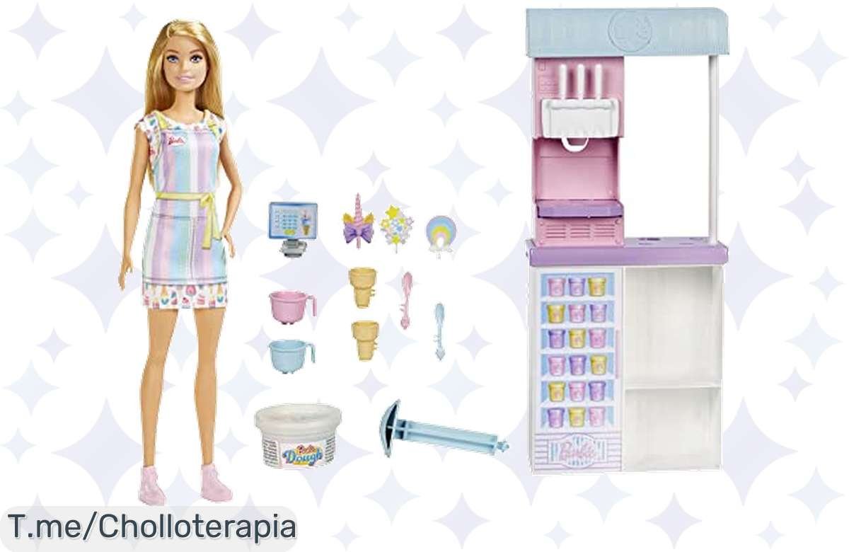 ¡Descuento brutal! Helados de lujo con Barbie, diversión y estilo al mejor precio. ¡No te lo pierdas!