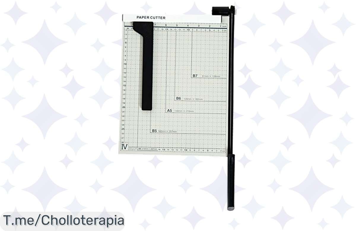 ¡Descuento brutal en la guillotina HOMCOM! Corta 12 hojas con precisión y ahorra 15% ahora mismo