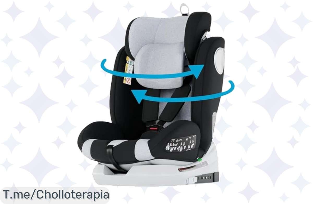 ¡Descuento loco! Silla de Coche Babify Onboard 360° regalado hoy, protección top para tus niños ¡Corre!