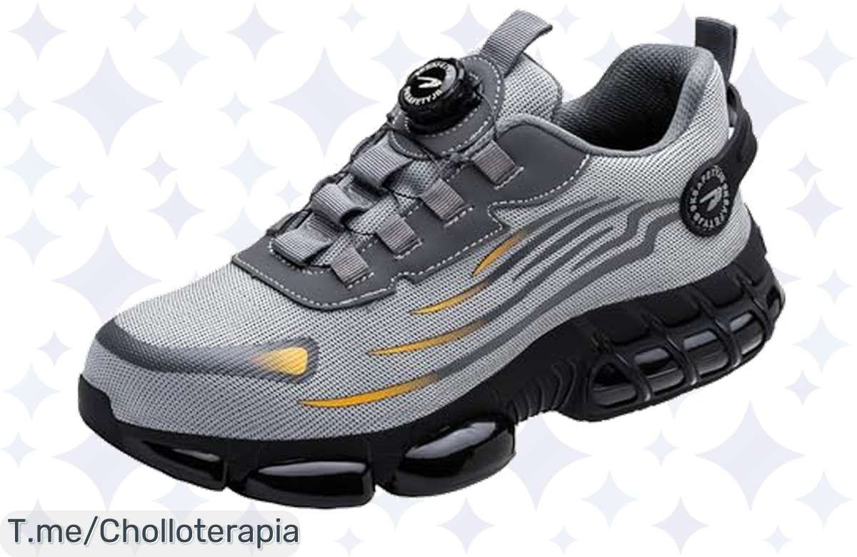 ¡Descuento loco en Zapatos de Seguridad! Ahorra 50% con el cupón y disfruta de un calzado ligero y antideslizante con puntera de acero.
