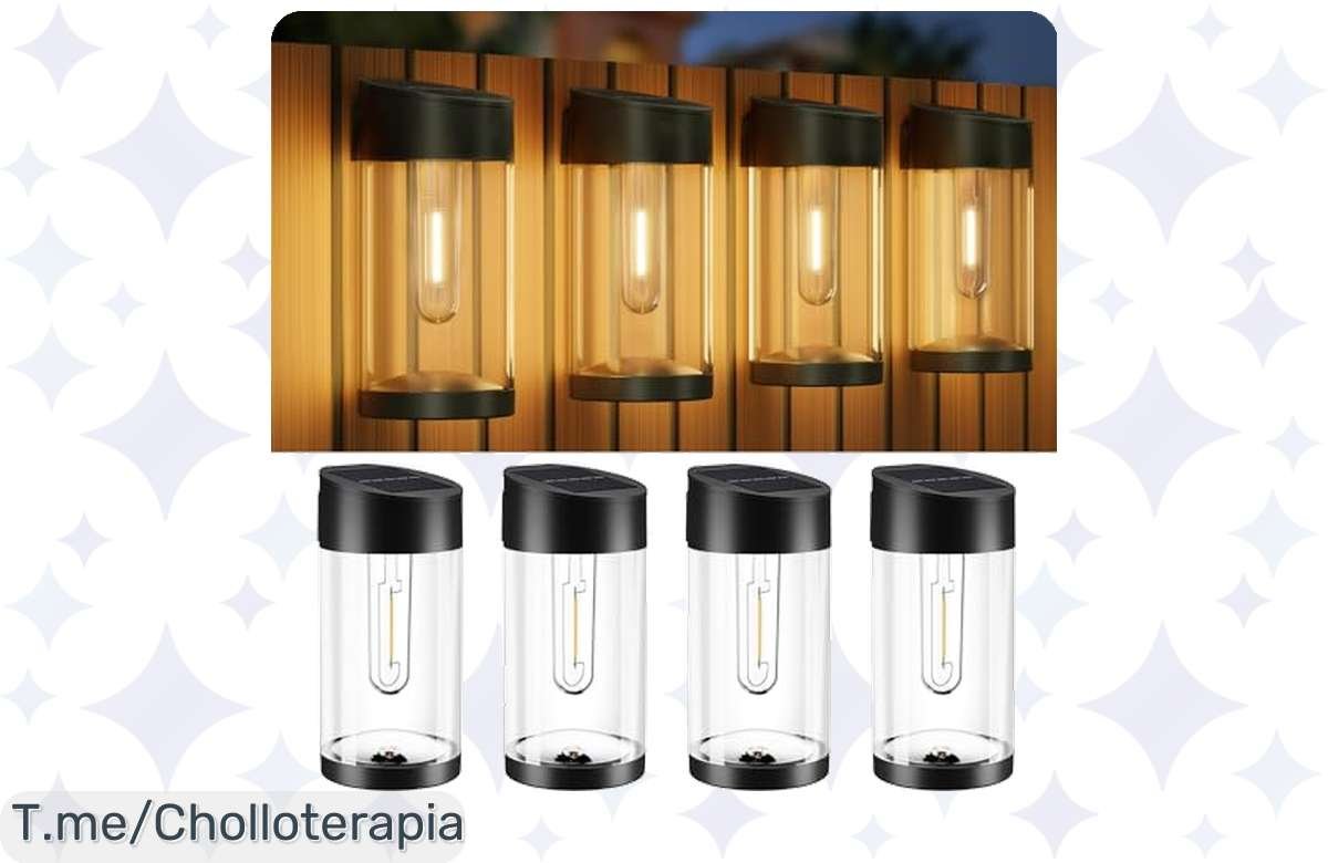 ¡Descuentos locos en Apliques Solares Premium: Ahorra 50% y Renueva tu Jardín Ya!