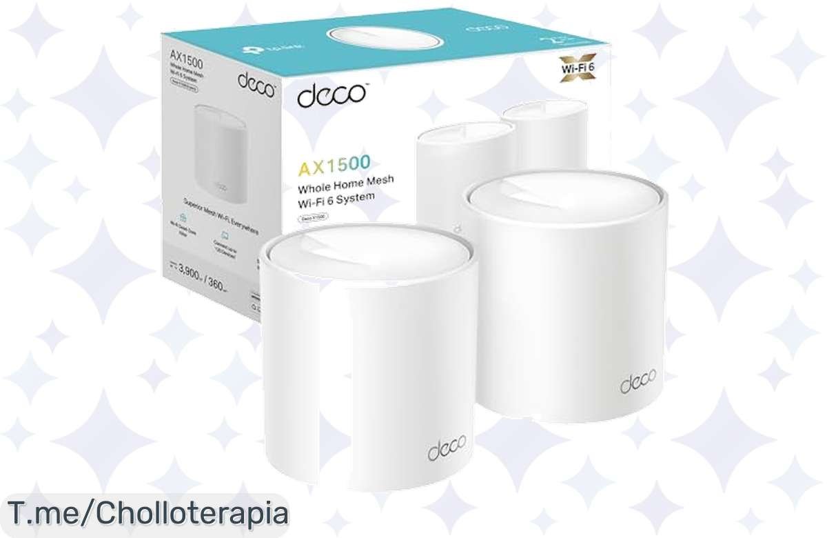 ¡El Deco X1500 te da 600 m² de WiFi de lujo a un precio que no creerás!