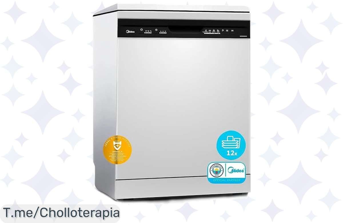 ¡El Lavavajillas Midea con 12 servicios y autolimpieza a un precio que no vas a creer!