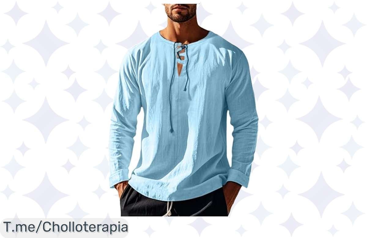 ¡Estas camisas de lino premium tienen un descuento del 50% por tiempo limitado!