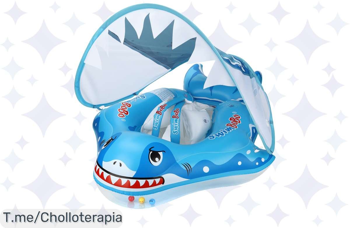 ¡Flotador de bebé a precio de risa: diversión sin fin en la piscina!