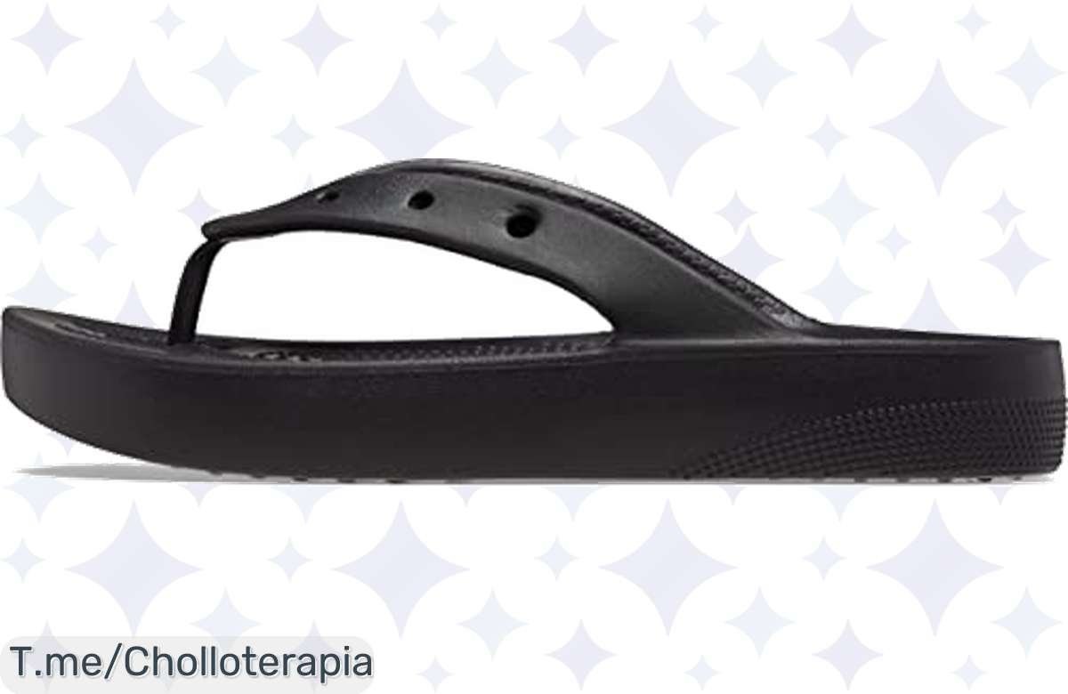¡Ganga Veraniega! Crocs Classic Platform Flip W: Confort Total a un Precio que No Verás Dos Veces, ¡Corre!