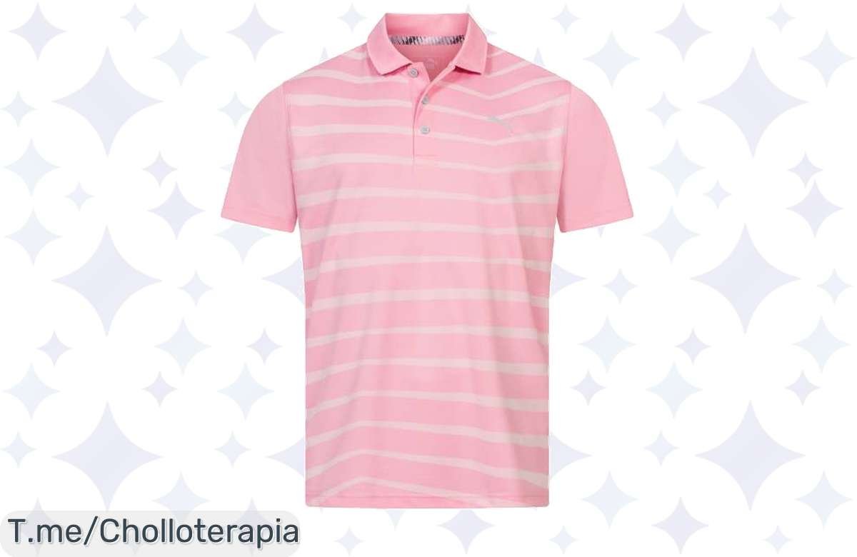 ¡Ganga total! Polo de golf PUMA Alterknit Prismatic tirado de precio, ¡no te lo pierdas!