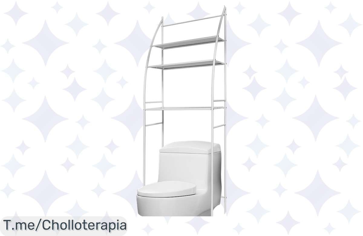 ¡Gangazo! Estantería para Inodoro – Optimiza tu Baño sin Vaciar la Cartera. ¡Corre!