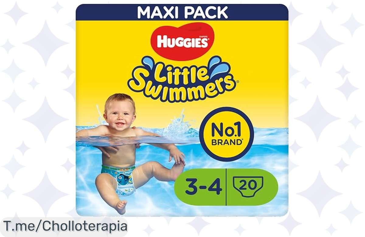 ¡HUGGIES Little Swimmers: 20 bañadores desechables a precio de locura!