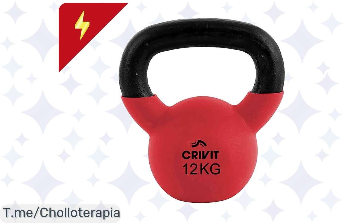 ¡Kettlebell 12 kg a precio de locura solo por hoy!