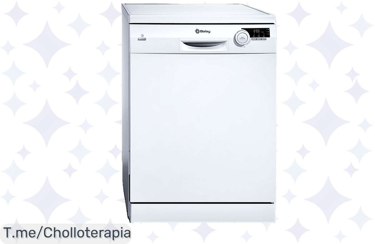 ¡Lavavajillas Balay en oferta: limpia a tope con 12 servicios y 5 programas!