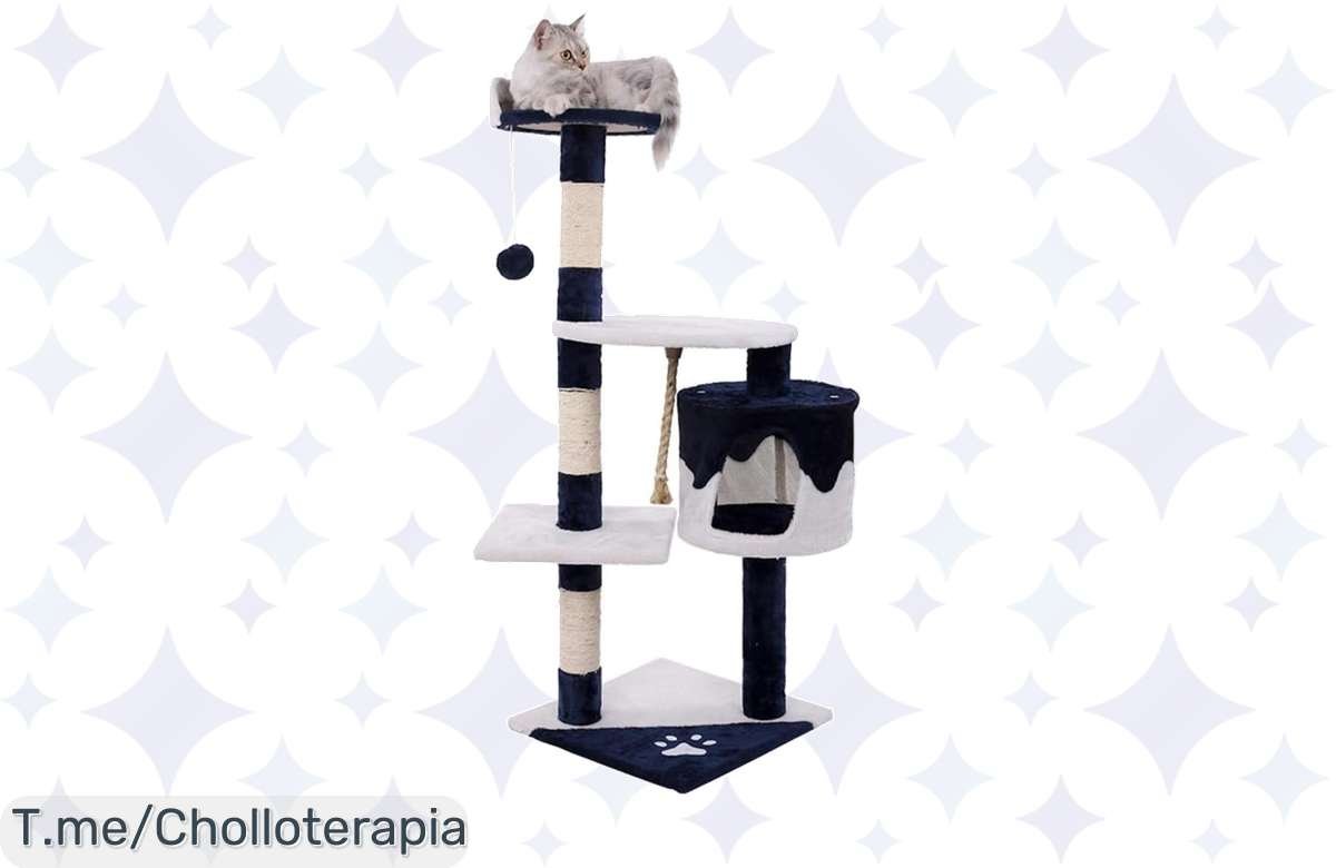 ¡Llévatelo ya! Árbol rascador para gatos a precio increíble