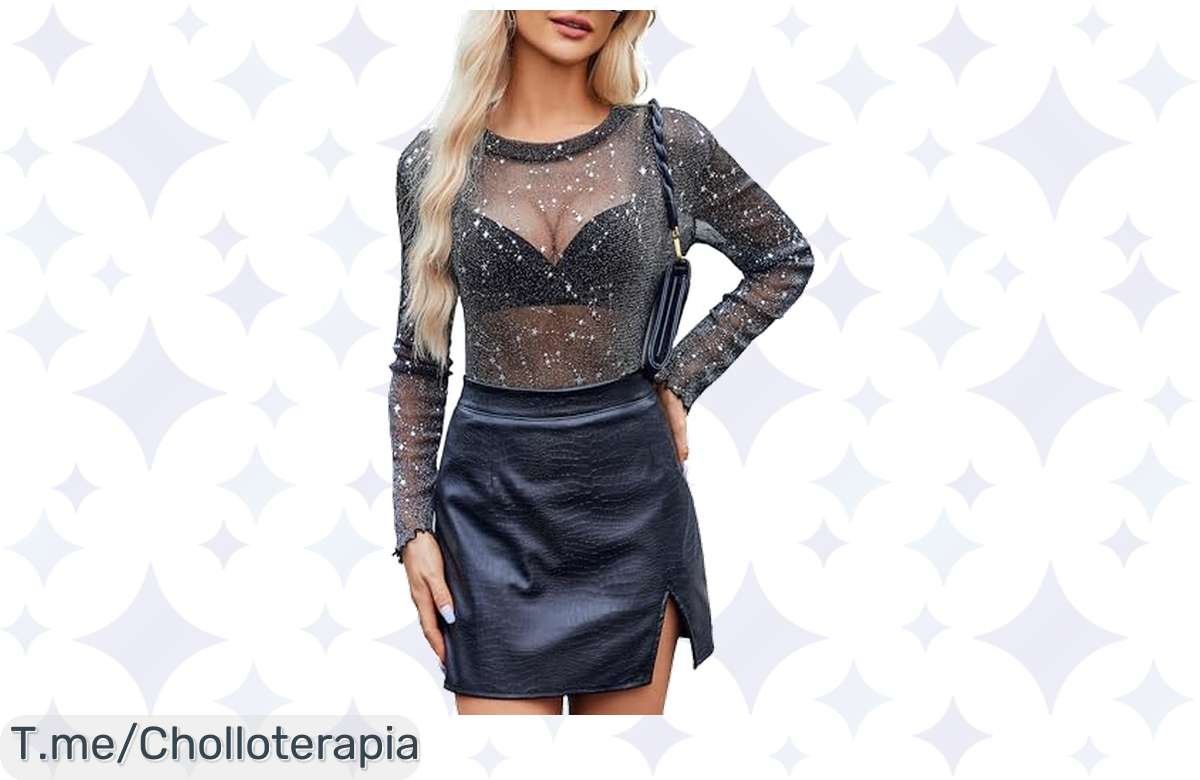 ¡Luce increíble con nuestra camiseta de malla estrellada y ahorra un 30%!